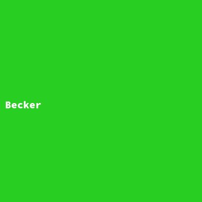 Manufacturer: Becker