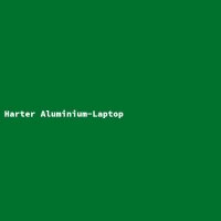 Harter Aluminium-Laptop