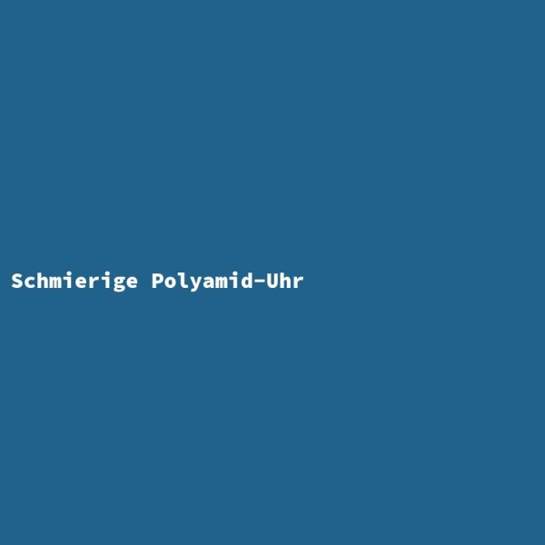 Greasy Polyamide Watch