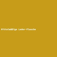 Mittelm&auml;&szlig;ige Leder-Flasche
