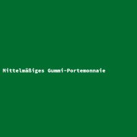 Mittelm&auml;&szlig;iges Gummi-Portemonnaie