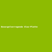 Concerning Glass Plate